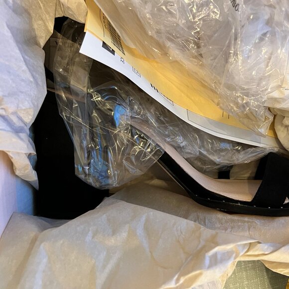 Chinese Laundry SIMI Sandal Heel Black NWT Size 11 - Picture 6 of 7